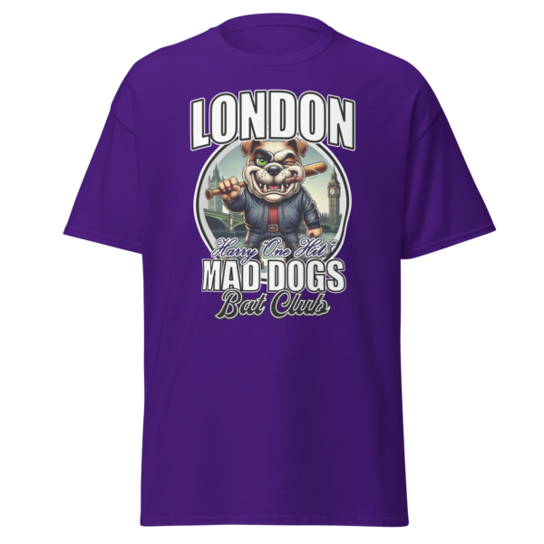 Damage Case | Limited Edition | No. 1 | T-shirt | London Mad Dogs Bat Club | Harry One Hit | Purple