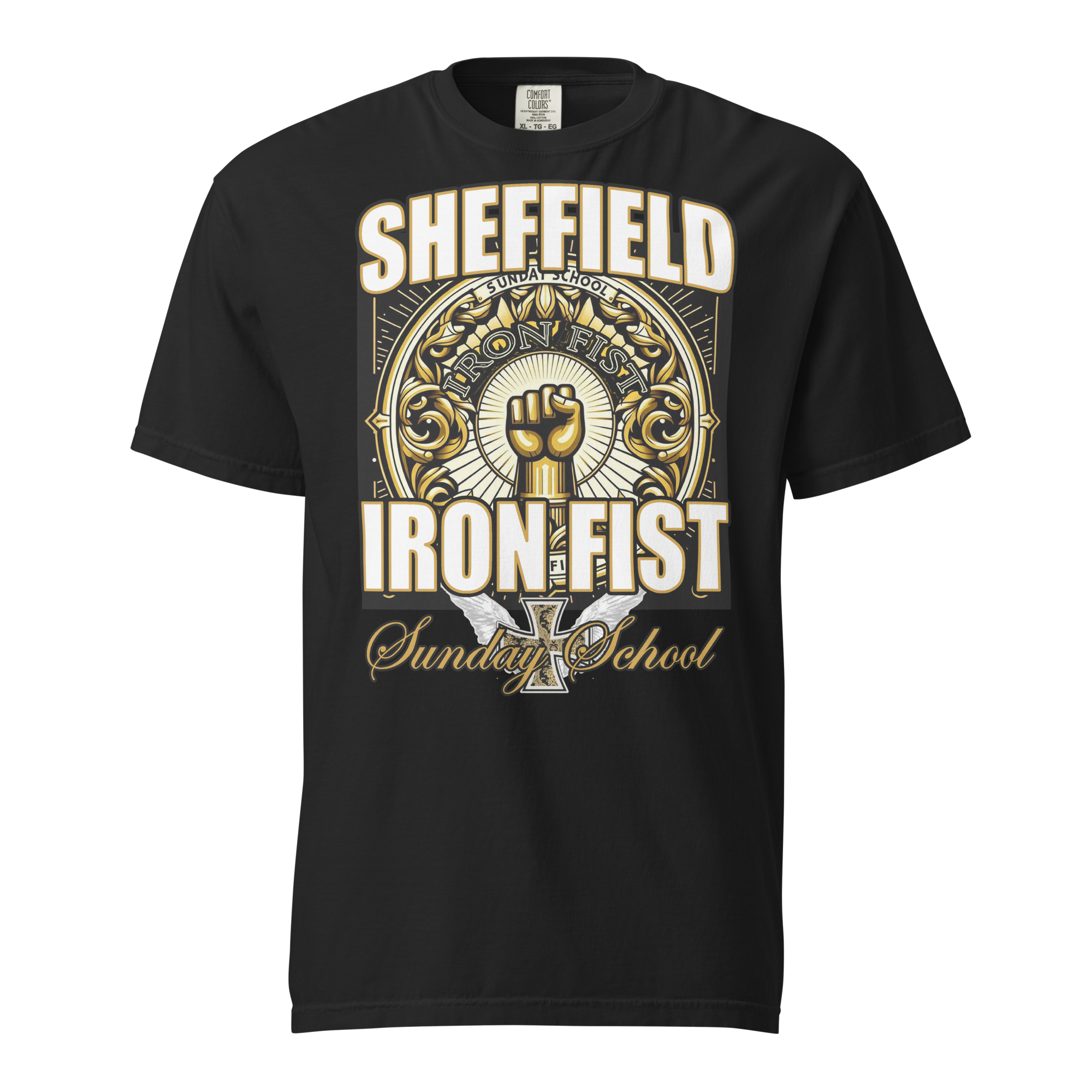 Damage Case | Limited Edition | No. 11 | T-shirt | Sheffield | Iron Fist | Sunday School | Black