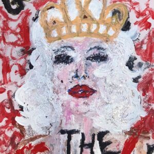 Damage Case | Linda Abrahamsson | Painting | God Save the Queen | Acrylic on Canavas