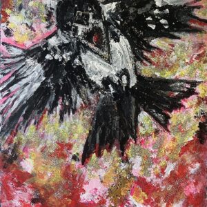 Damage Case | Linda Abrahamsson | Painting | Mad Crow | Oil on Canavas